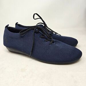 OTBT Wilna Women's Navy Lace-Up Knit Sneaker Shoes 8.5M